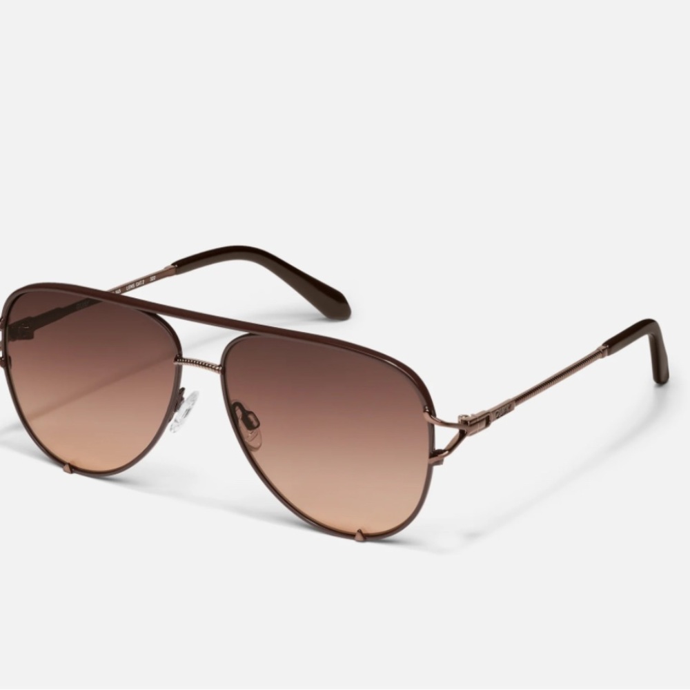 Brown Aviator Sunglasses